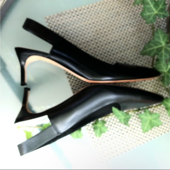 Via Spiga Blake Slingback Calf Leather Heels - Picture 2 of 8